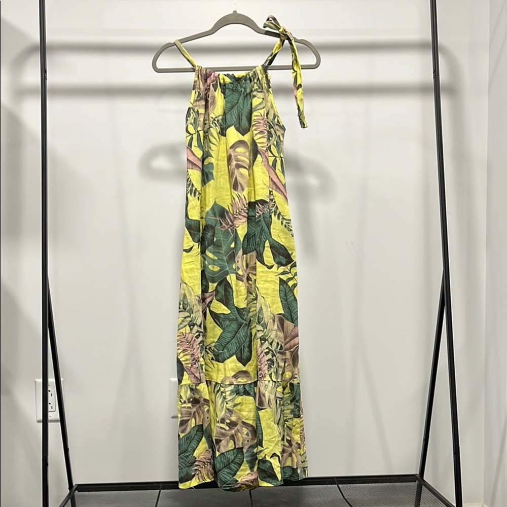 Bellambra Leafy Print Maxi Dress, size L